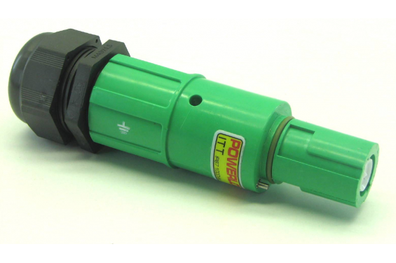 Power-Lock - Fiche line drain 400A Terre vert - PG29 - 19-28mm (Neuf)
