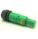 Power-Lock - Fiche line drain 400A Terre vert - PG29 - 19-28mm (Neuf)