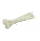 Colliers de serrage / Colsons en polyamide - 7.6x200mm blanc - 100 pièces (Neuf)