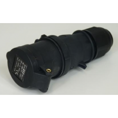 BALS - Female black Plug CEE 230V - 16A - 3 contacts (New)