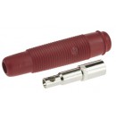 Red Female socket - 4mm (New)