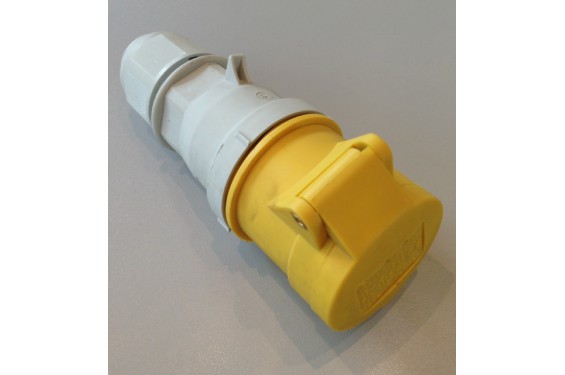 BALS - Yellow Female Plug CEE 110V - 16A - 3 contacts (New)