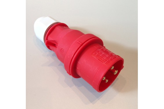BALS - Red Male Plug CEE 380V - 16A - 4 contacts (New)