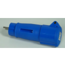 BALS - Blue Female Plug 230V - 16A - 3 contacts to Male 230V - 16A 3 contacts (New)