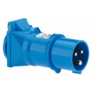 BALS - Prise Femelle bleue 230V - 16A 3 contacts vers Mâle 230V - 16A 3 contacts europeen (Neuf)