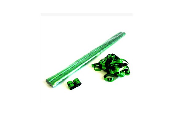 Serpentins métalliques -  Vert - 5mx0,85cm - 100 pièces (Neuf)