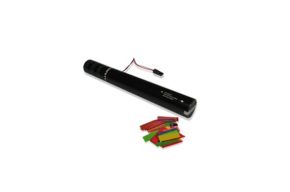 MAGIC FX - Canon à confettis électrique à usage unique - 50cm - Multicolore  (Neuf)