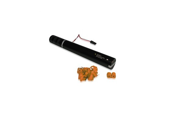 MAGIC FX - Canon à serpentins électrique à usage unique - 50cm - Orange (Neuf)