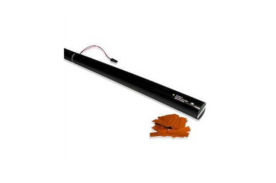 MAGIC FX - Canon &agrave; confettis &eacute;lectrique &agrave; usage unique - 80cm - Orange (Neuf)