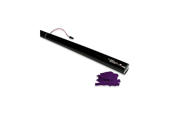 Canon à confettis électrique à usage unique - 80cm - Violet (Neuf)
