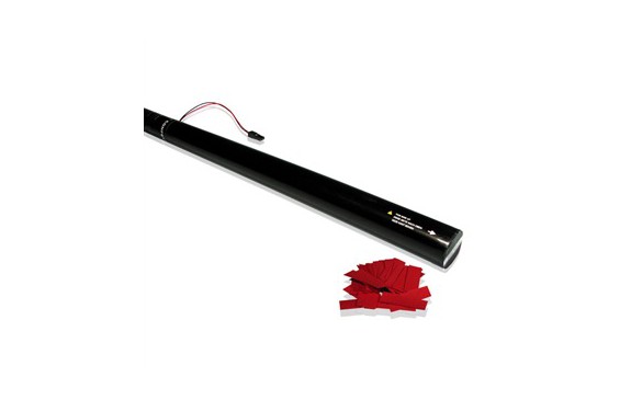MAGIC FX - Canon à confettis électrique à usage unique - 80cm - Rouge (Neuf)