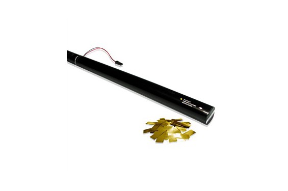 MAGIC FX - Canon à confettis métalliques électrique à usage unique - 80cm - Or (Neuf)