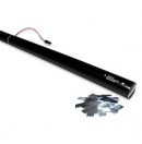 MAGIC FX - Canon à confettis métalliques électrique à usage unique - 80cm - Argent (Neuf)
