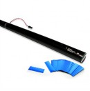 Canon à confettis métalliques électrique à usage unique - 80cm - Bleu (Neuf)