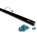 Canon à serpentins électrique à usage unique - 80cm - Bleu Ciel (Neuf)