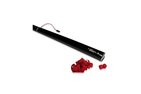 MAGIC FX - Canon &agrave; serpentins &eacute;lectrique &agrave; usage unique - 80cm - Rouge (Neuf)