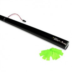 Canon à confettis UV électrique à usage unique - 80cm - Vert Fluo (Neuf)