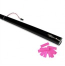 Canon à confettis UV électrique à usage unique - 80cm - Rose Fluo (Neuf)