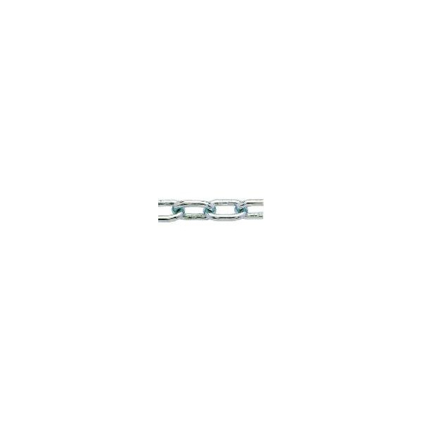 Chaîne En Acier Zingué 5mm - Longueur 5m, Lien Court, Norme DIN 5685C