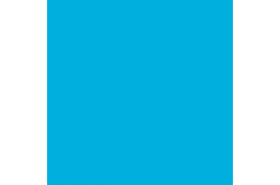LEE - Rouleau de gélatine - couleur Medium Blue 132 - Dim. 7,62m x 1,22m (Neuf)