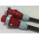 Electrical extension 63A female CEE plug 5-poles to male CEE 5-poles 380V - 5g16 Titanex - 20m (New)