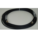 Black digital video cable with BNC connectors 1505F BJP9 male BNC 75 ohms - 10m (New)