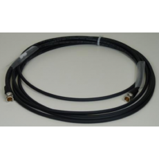Black digital video cable with BNC connectors 1505F BJP9 male BNC 75 ohms - 5m (New)