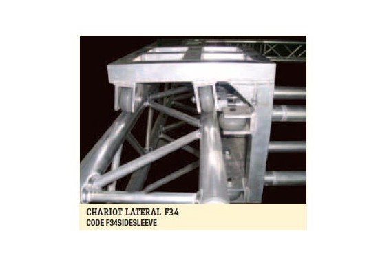 GLOBAL TRUSS - Chariot latéral pour grill avec chariots (Neuf)