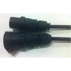 Extension electrical cable 3-pole female CEE plug to 3-pole male CEE 230V - 3g2.5 - 10m (New)