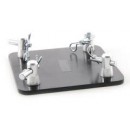 GLOBAL TRUSS - Black Base plate - 2 half-connectors included (New)