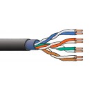 BELDEN - Câble audio multi-conducteurs catégorie 5e - 24 AWG - 4 paires - 300V - Noir - 1305A vendu au mètre (Neuf)