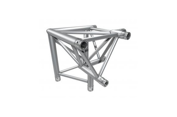 GLOBAL TRUSS - F43 - Angle 2D C33 - Apex Down Right - 50cm - 6 connecteurs inclus  (Neuf)