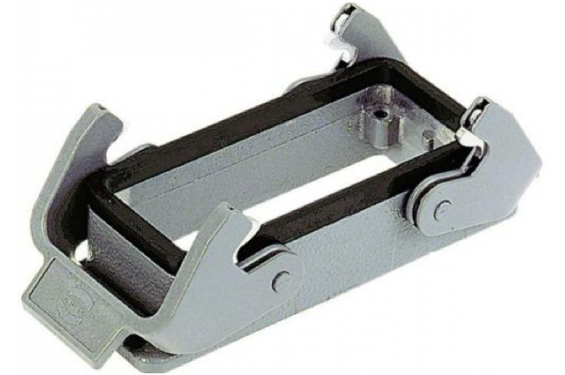 HARTING - Embase HARTING grise a verrou avec 2 leviers - 16 contacts (Neuf)