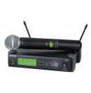 SHURE - Ensemble micro à main HF sans fil + 1 microphone clip BLX24RE/B58 (Neuf)