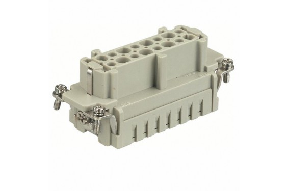 HARTING - Connecteur Femelle &agrave; sertir 16 contacts (Neuf)