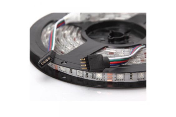StripLed - Flexible &agrave; led -  RGB + Blanc froid - 24V IP67 - PCB Blanc - 5m (Neuf)