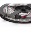 StripLed - Flexible à led - RGB + Blanc froid - 24V IP67 - PCB Blanc - 5m (Neuf)