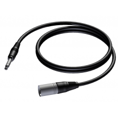 PROCAB - XLR male to 6.3 mm Jack male stereo - 1.5m (New)