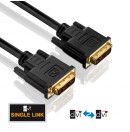 PureInstall - Câble DVI Single Link PI4000 - 0.5m (Neuf)