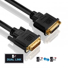 PureInstall - Câble DVI Dual Link PI4300 - 1m (Neuf)