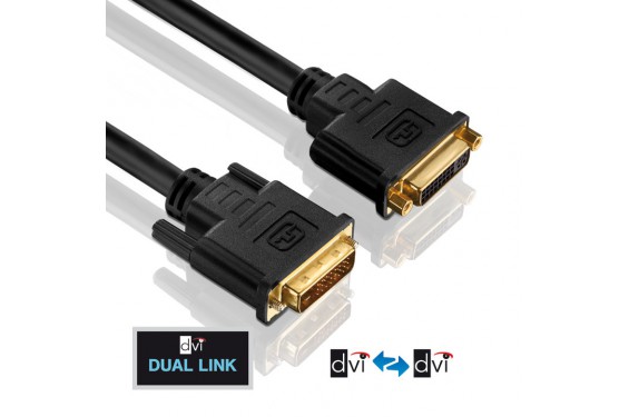 PureInstall - Câble DVI Dual Link PI4300 - 2m (Neuf)