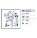 ASD - SX290 - Angle 3D ASX32 - 90° Pied gauche - Kit de connexion non fourni (Neuf)