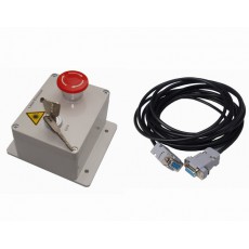 ECS - Arrêt d'urgence pour laser ECS - Livré avec 20m de câble (Neuf)