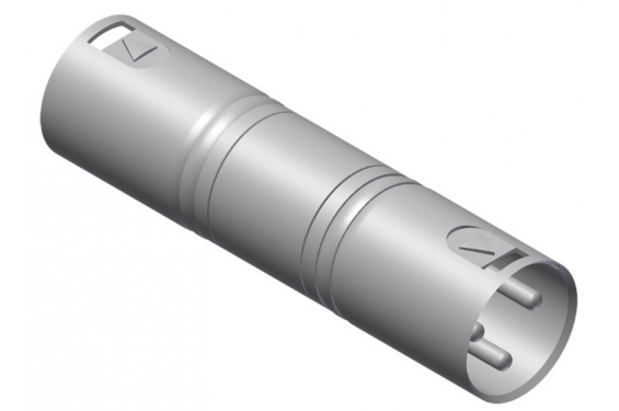 PROCAB - Adaptateur XLR M&acirc;le vers XLR M&acirc;le - VC140 - 3 p&ocirc;les  (Neuf)