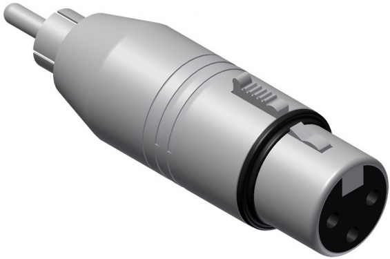 PROCAB - Adaptateur XLR Femelle vers RCA M&acirc;le - 3 contacts - VC130 (Neuf)