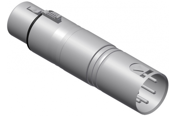 PROCAB - Adaptateur XLR Femelle 3 p&ocirc;les vers XLR M&acirc;le 5 p&ocirc;les (Neuf)