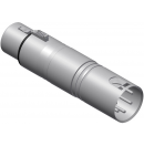 PROCAB - Adaptateur XLR Femelle 3 pôles vers XLR Mâle 5 pôles (Neuf)