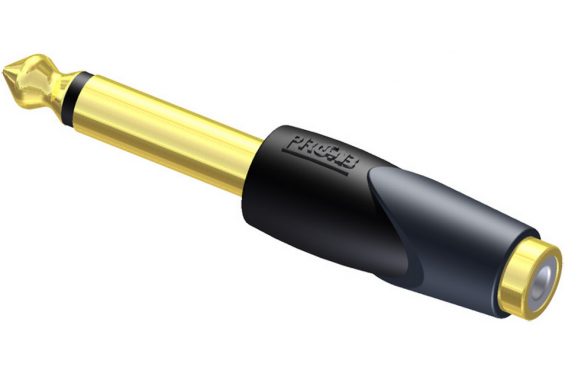 PROCAB - Adaptateur RCA Femelle vers Jack M&acirc;le 6.3mm - CLP104 (Neuf)