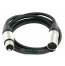 JSF - Câble PRO Sommer DMX AES/EBU 110 ohms 3 fils avec NEUTRIK 5 pôles - 5m (Neuf)