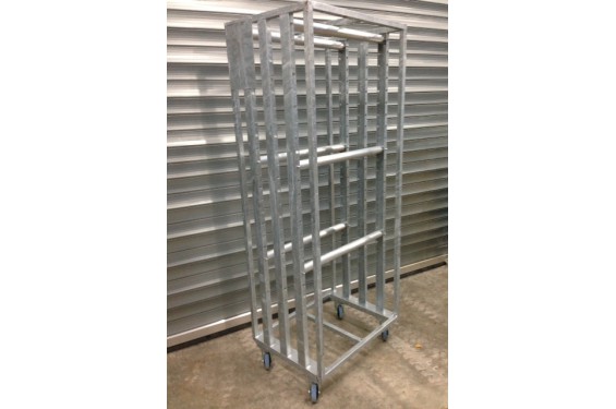 Transport large basket for projectors - maxi model for 6 bars of 2 projectors 60x80x200 cm (New)